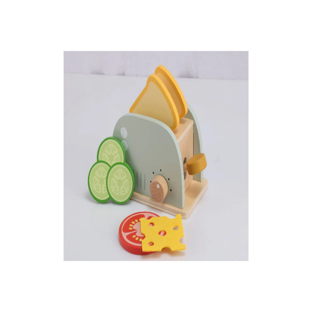 Open Ended Little Chef's Toaster Set -6 Pieces