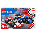 LEGO City F1 Williams Racing & Haas F1 Race Cars Building Set – 92 Pieces (60464)