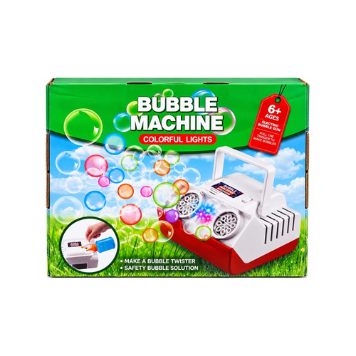 Jiadihong Bubble Machine Toy with Colorful Lights – Electric Bubble Maker for Kids