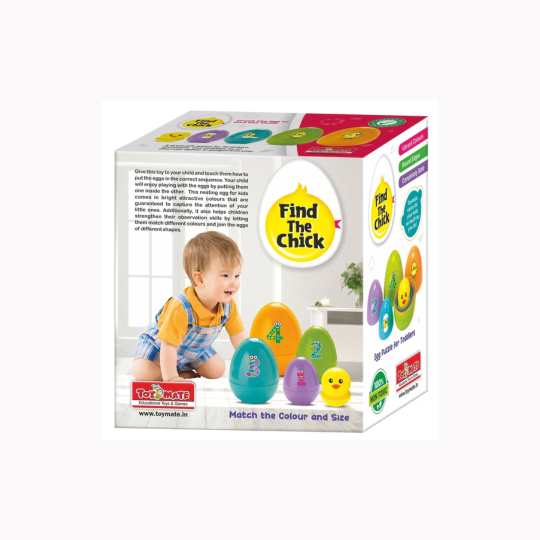 Toymate Find the Chick – Educational Egg Puzzle Toy