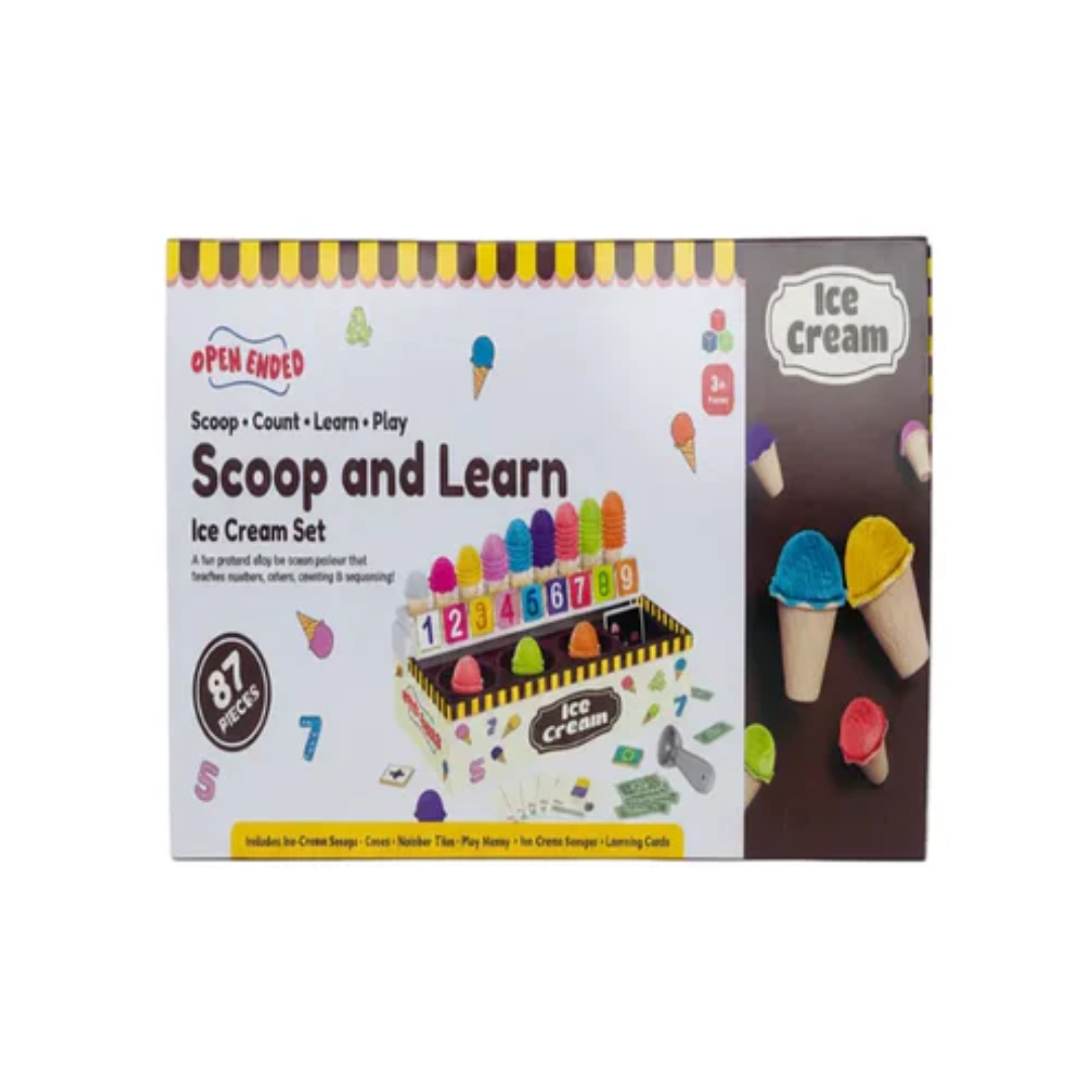 Open Ended Scoop And Learn Ice Cream Set