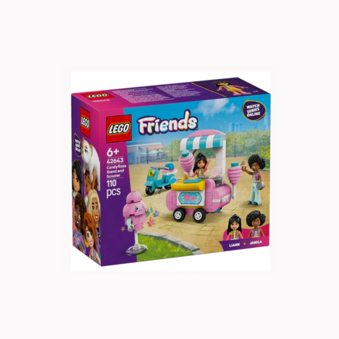 Lego 42643 Friends Cotton Candy Stand And Scooter (110 Pieces)