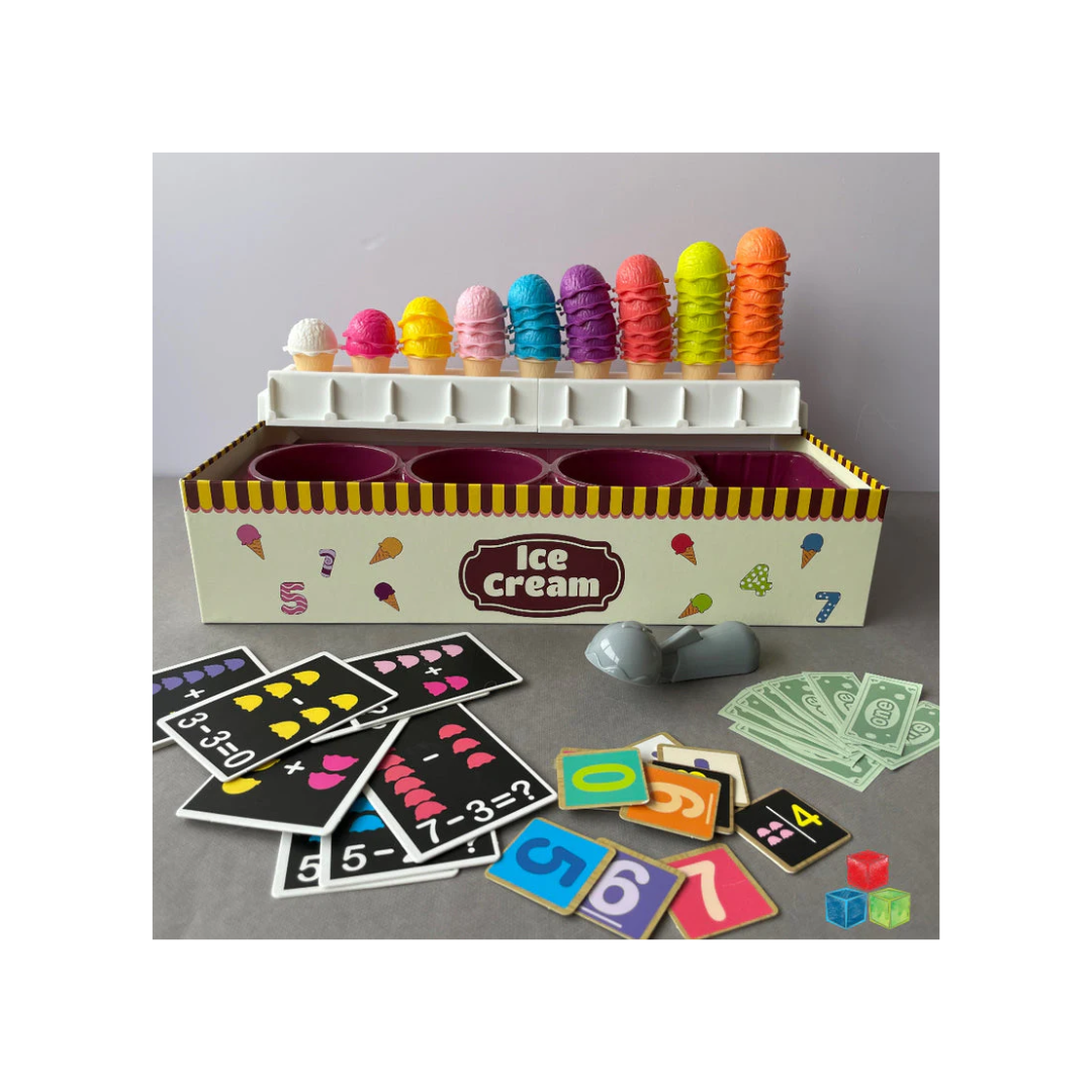 Open Ended Scoop And Learn Ice Cream Set