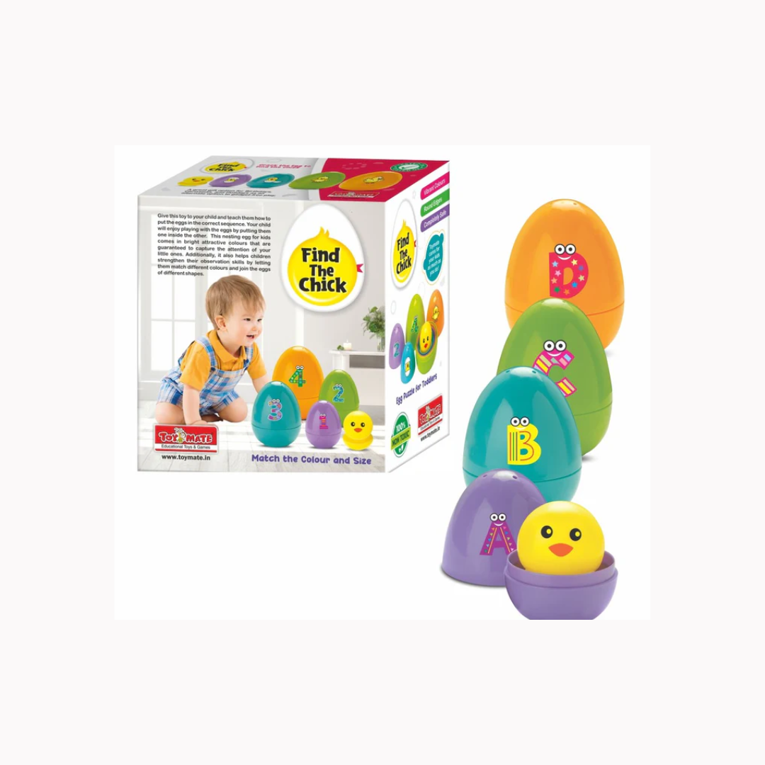 Toymate Find the Chick – Educational Egg Puzzle Toy