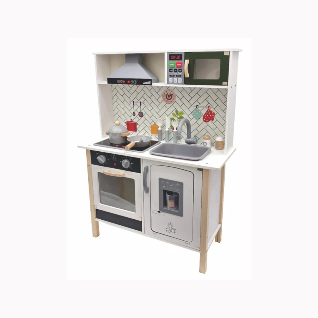 Open Ended Modern Kitchen Set -(12 Accessories included)