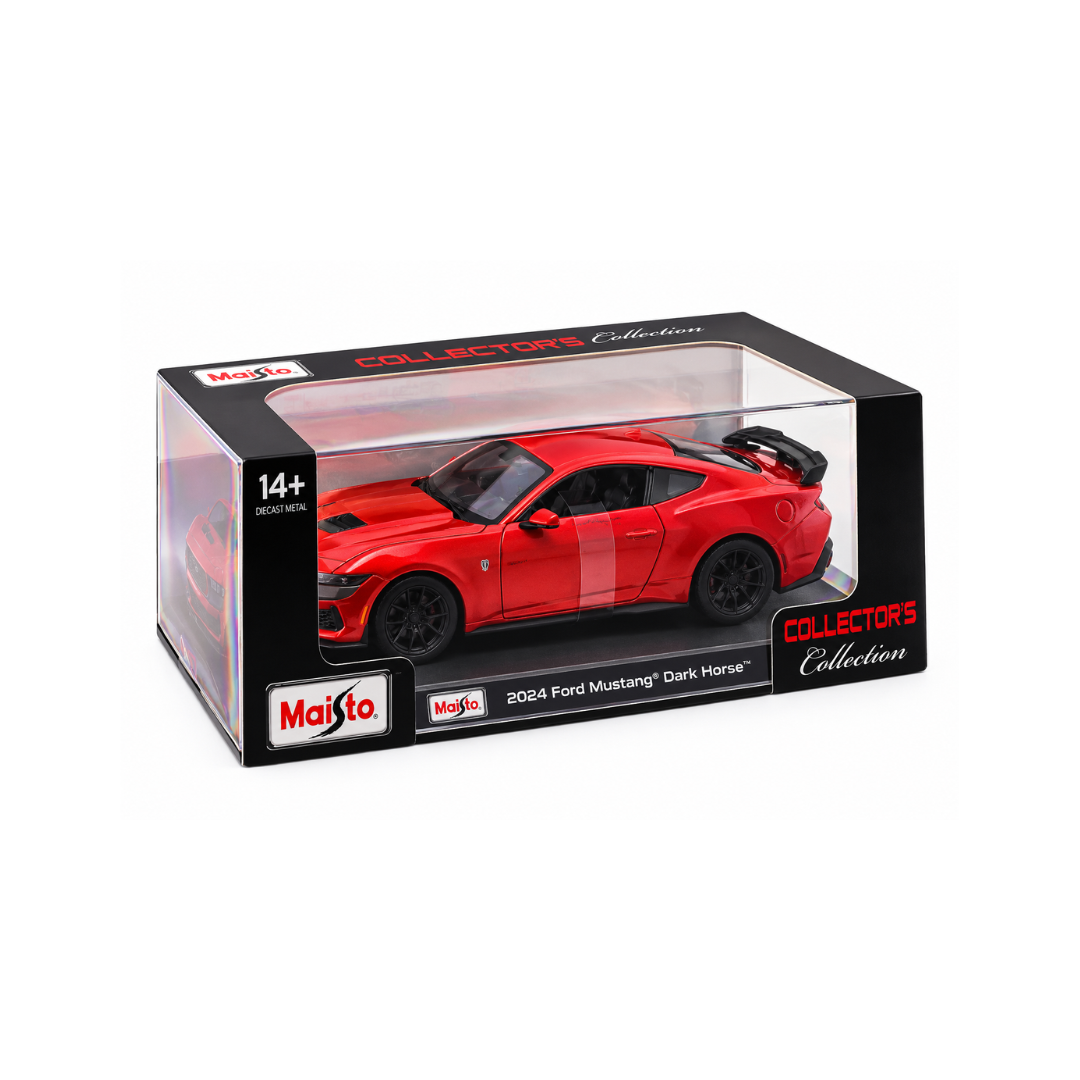Maisto 1/24 2024 Red Ford Mustang Darkhorse Collectible Models