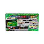Railway Express Ejection Train Car Carrier with 1.55M Track & Foldable Storage