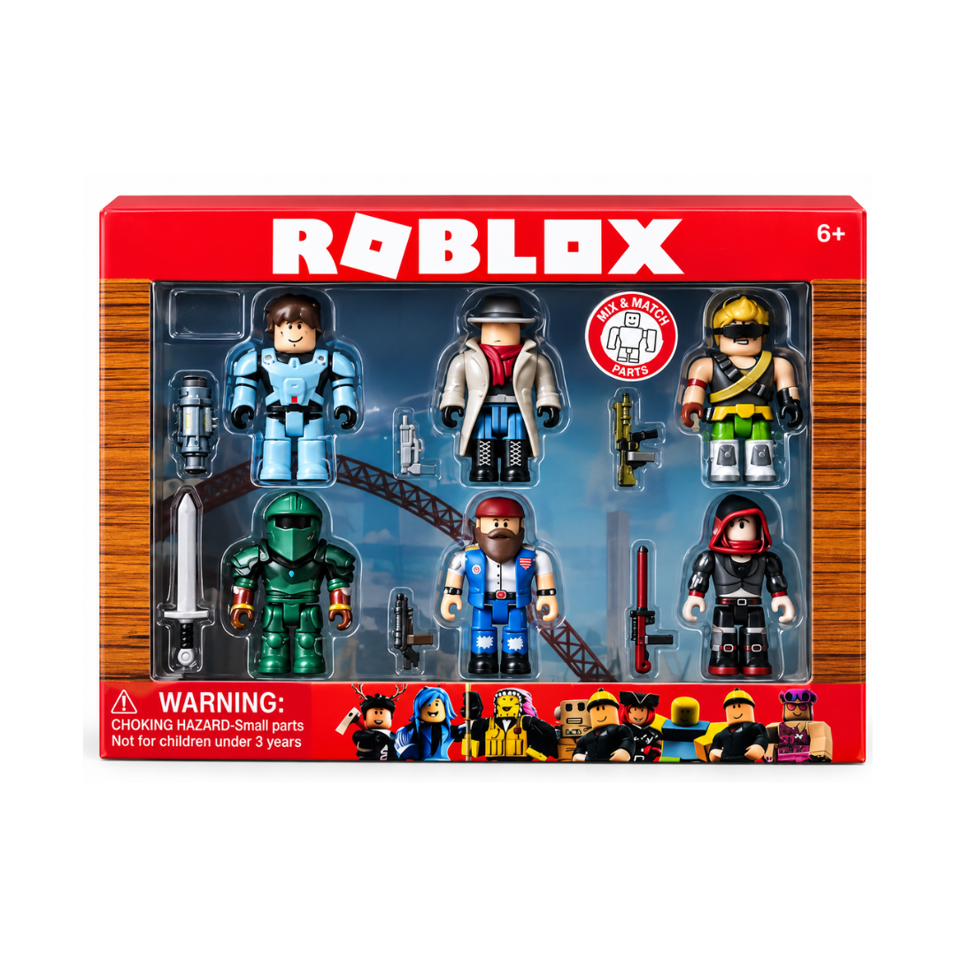 Rainbow Toys Champions of Roblox  Figure Set  (6 Pack)