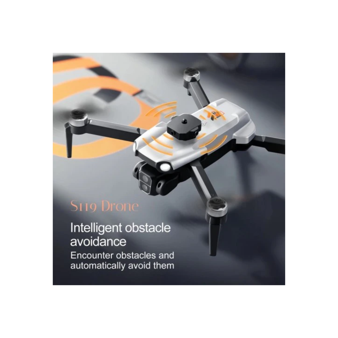 Rainbow Toys F9 Brushless Drone Five Sided Obstacle Avoidance with Single Battery 4K-1080P HD Dual Camera WIFI FPV Gesture Selfie
