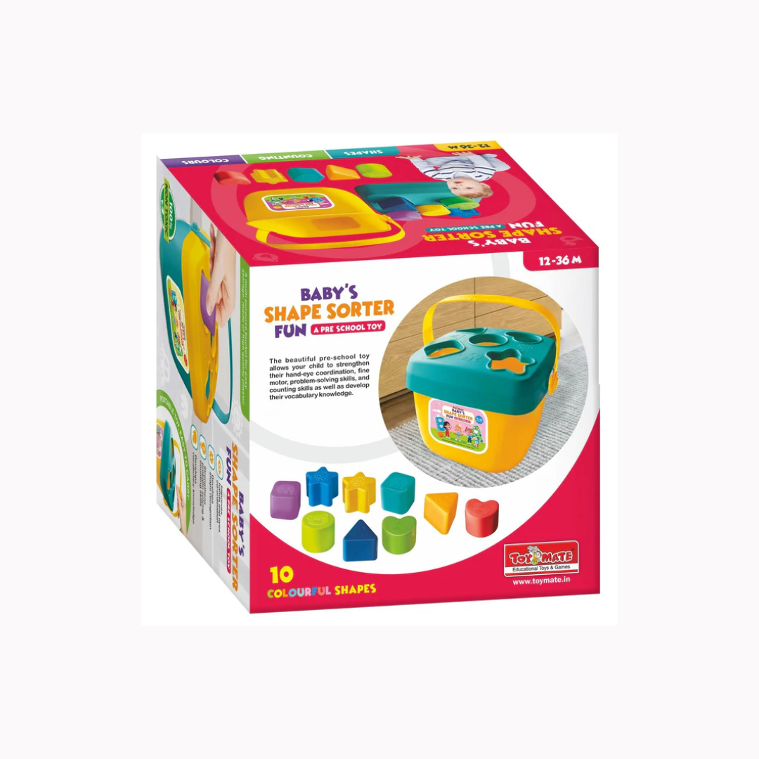Toymate Baby Shape Sorter Fun – Interactive Educational Toy