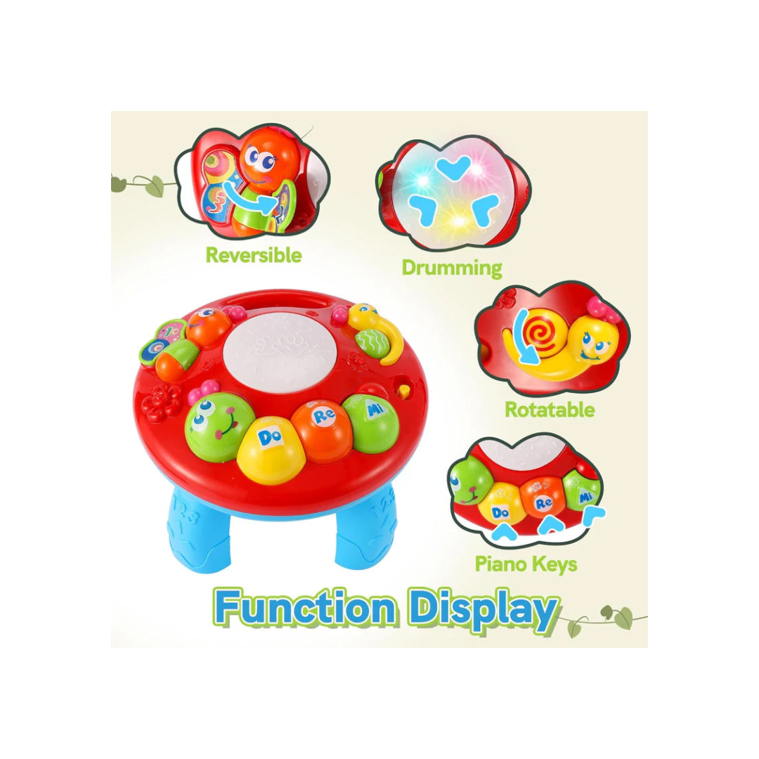 Open Ended Caterpillar Learning Table