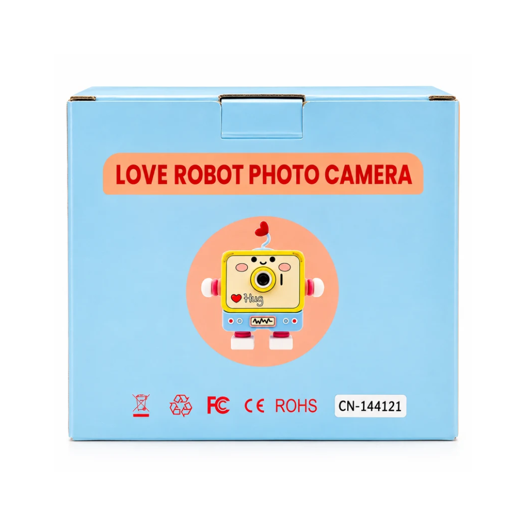 Love Robot Photo Camera – Kids Digital Camera Toy for Children