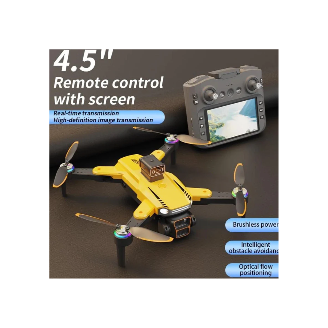 Rainbow Toys 4K Remote Control Dual Camera Drone 1080P Wi-Fi Selfie Gesture Rc Drone