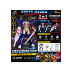Super Mecha 2-in-1 Deformation Robot Hero with Weapons – Transforming Action Figure for Kids 6+