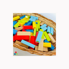 Open Ended Jungle Tumble Wooden Stacking Game
