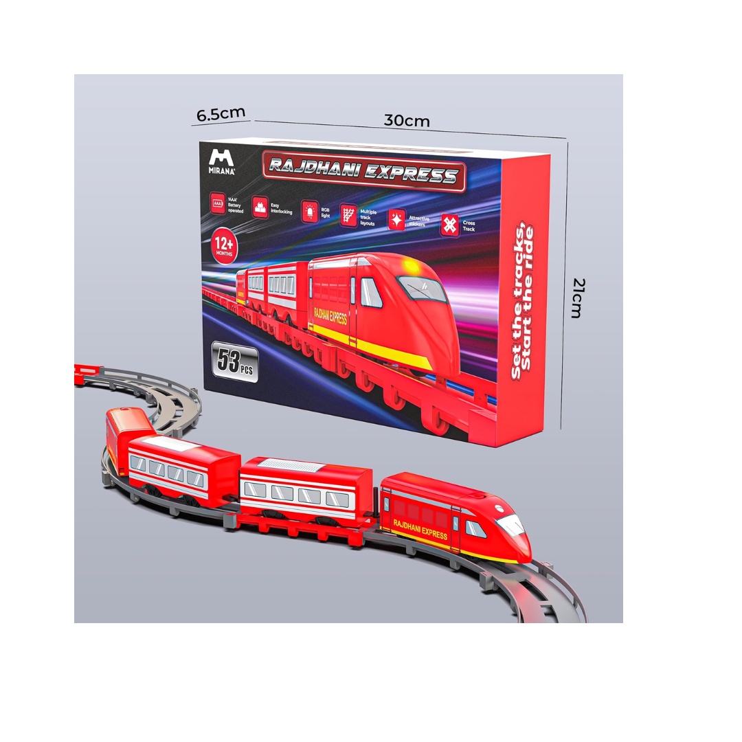Mirana Rajdhani Express Bullet Train Toy Set