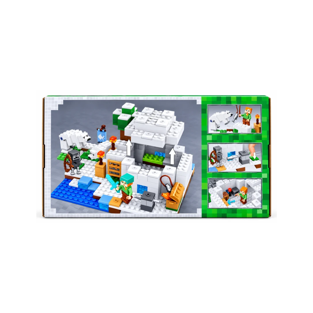 MY WORLD The Ice House Building Blocks Set 278+ PCS