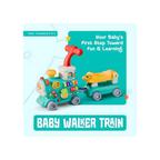 Rainbow Toys Multifunctional -5 in 1 Baby Walker Train Toy with Musical Activity Assorted Color