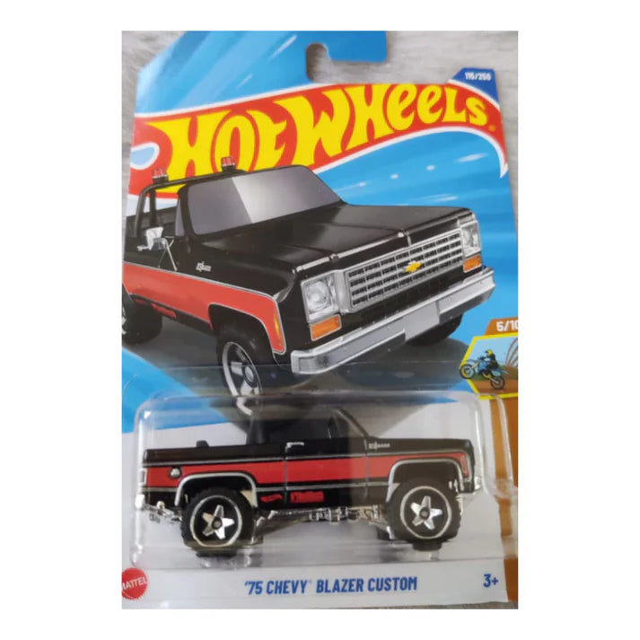 Hot Wheels 75 Chevy Blazer Custom G Case 2025 Imported + Rs 200 Gift Voucher (Bundle)