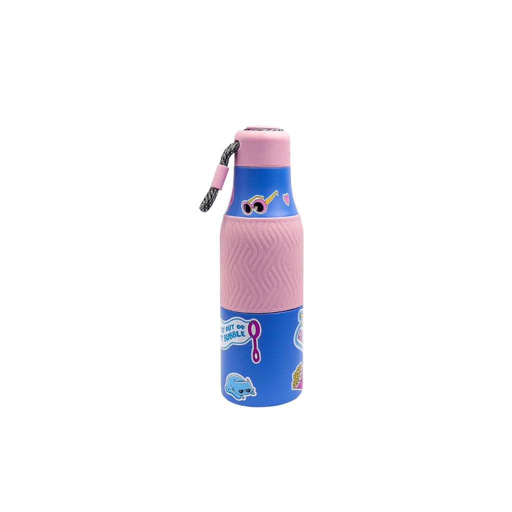 Rabitat ZAPPY Insulated Water Bottle for School Kids  Steel Water Bottle for Kids  Laven Rebel 700ml