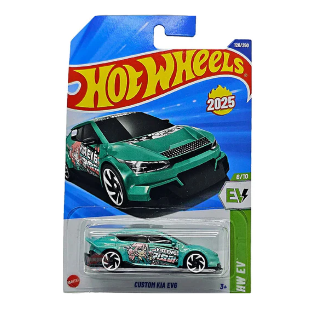 Hot Wheels Die Cast Car Custom KIA EV6