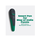 GoDiscover Smart Book Talking Pen Rechargeable Interactive Learning Pen with 8GB Memory - Black/Green