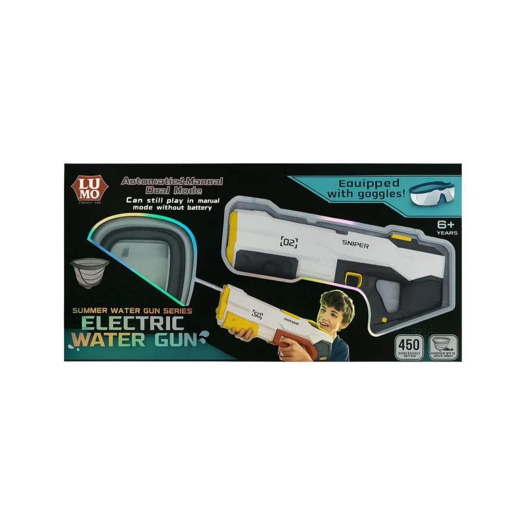 LUMO Summer Electric Series 8 Mode Water Holi Gun 450ml