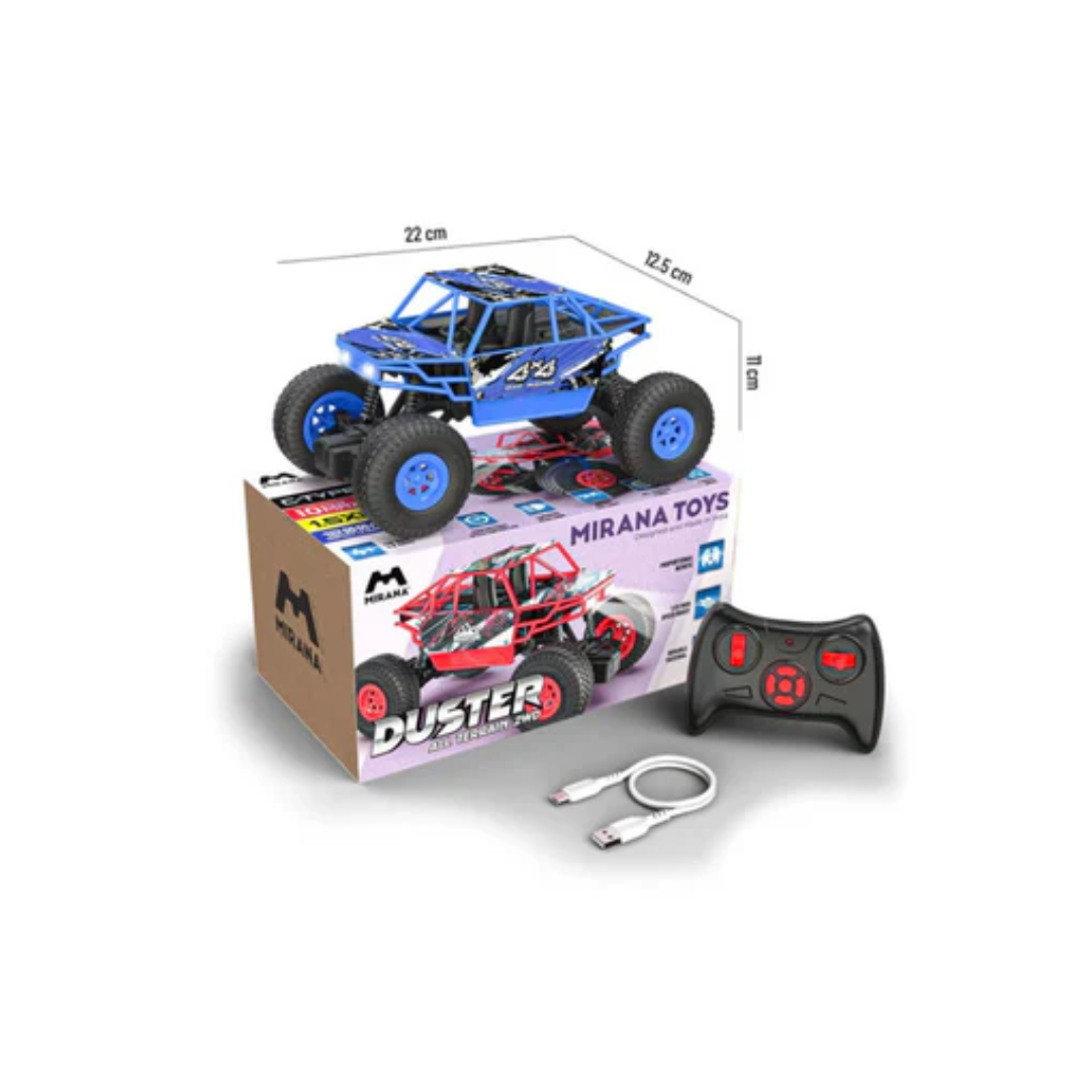 Mirana Duster 4WD 4x4 Remote Car Blue
