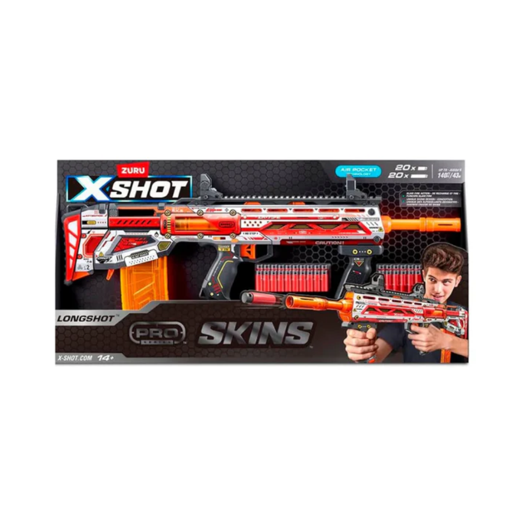 X-Shot Skins Pro Series Longshot Blaster(40 Darts)