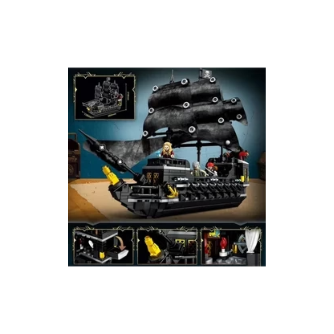 Rainbow Toys Caribbean Legend Black Pearl Lego 678 Pcs