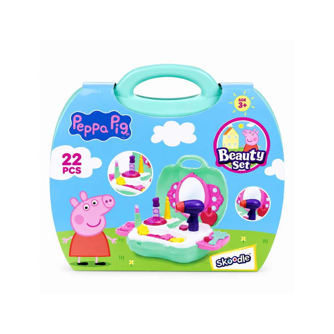 Skoodle Multicolor Peppa Pig Beauty Set Toy with Beauty Suitcase