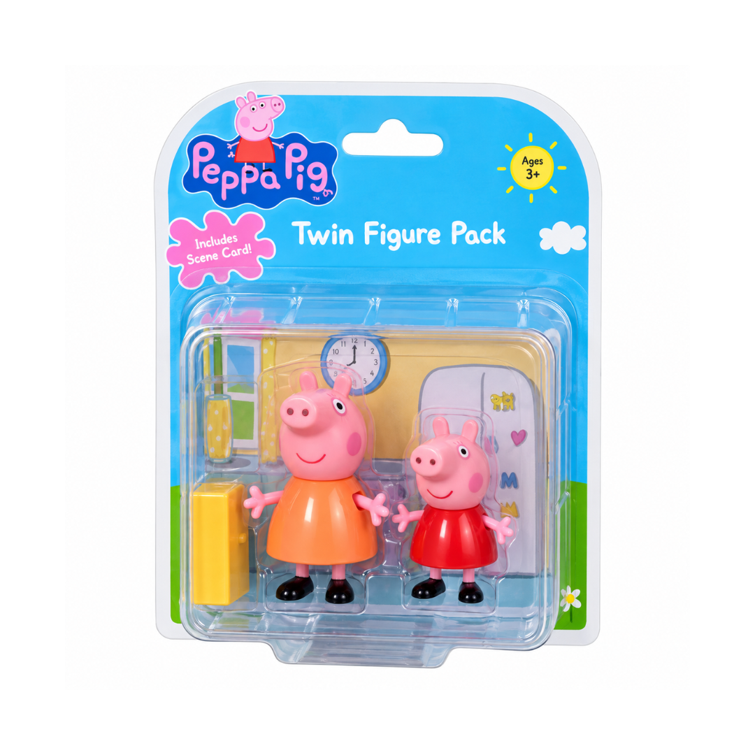 Peppa Pig Twin Figure Pack - Peppa & Mom