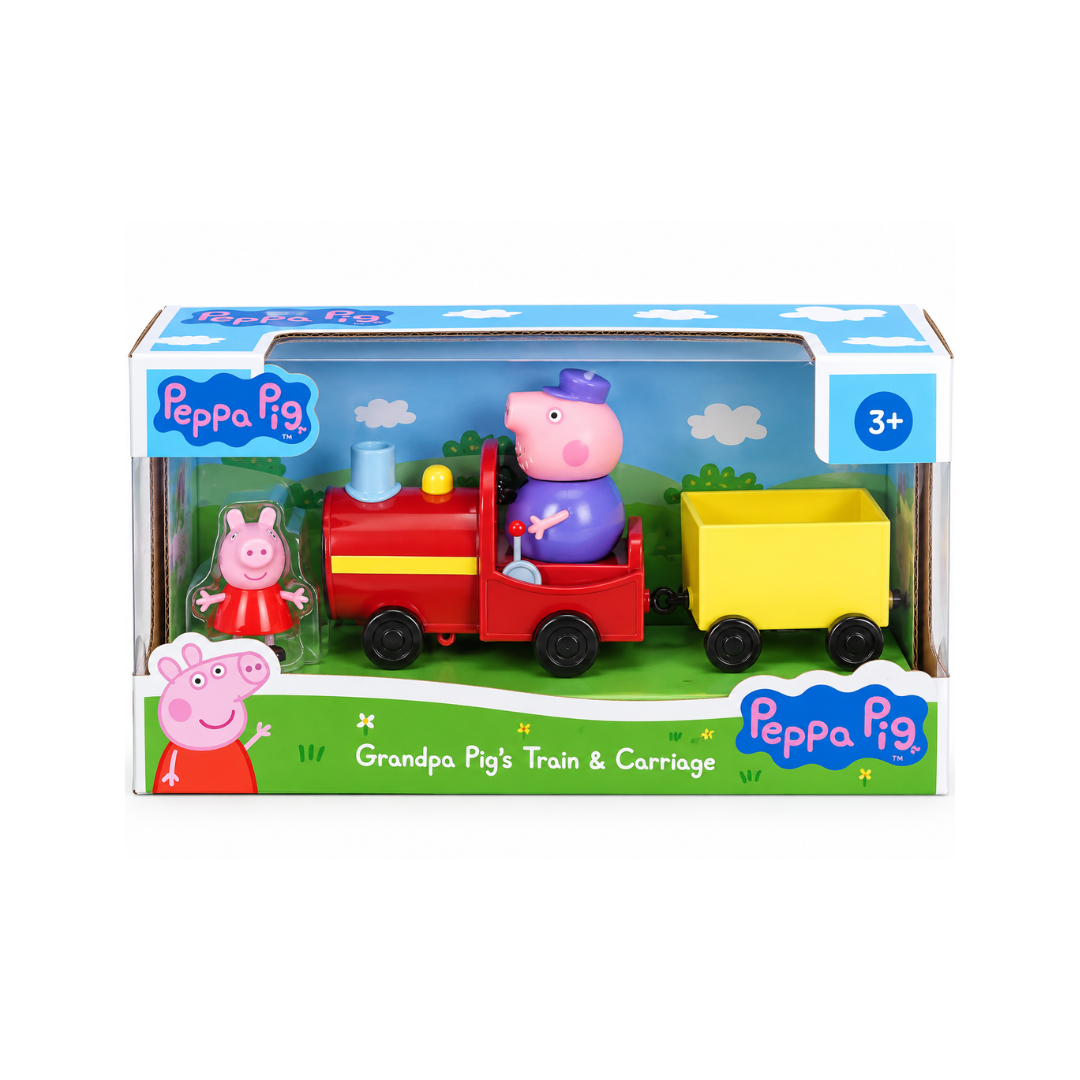 Peppa Pig Grandpa's Train and Carriage Playset