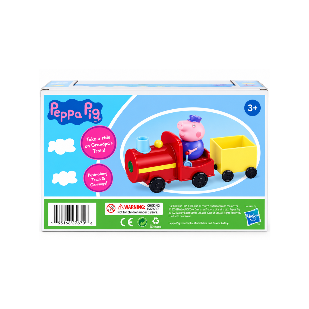Peppa Pig Grandpa's Train and Carriage Playset