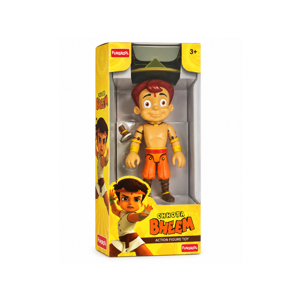 Funskool Chhota Bheem 7 Inch Action Figure Inspired by Chhota Bheem & The Master Of Shaolin Movie for Kids Ages 5+