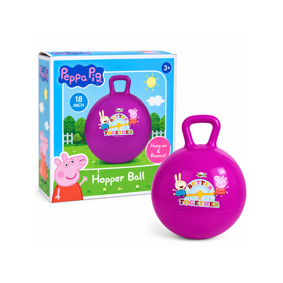 Hopper Ball Peppa Pig Purple 18 Inch