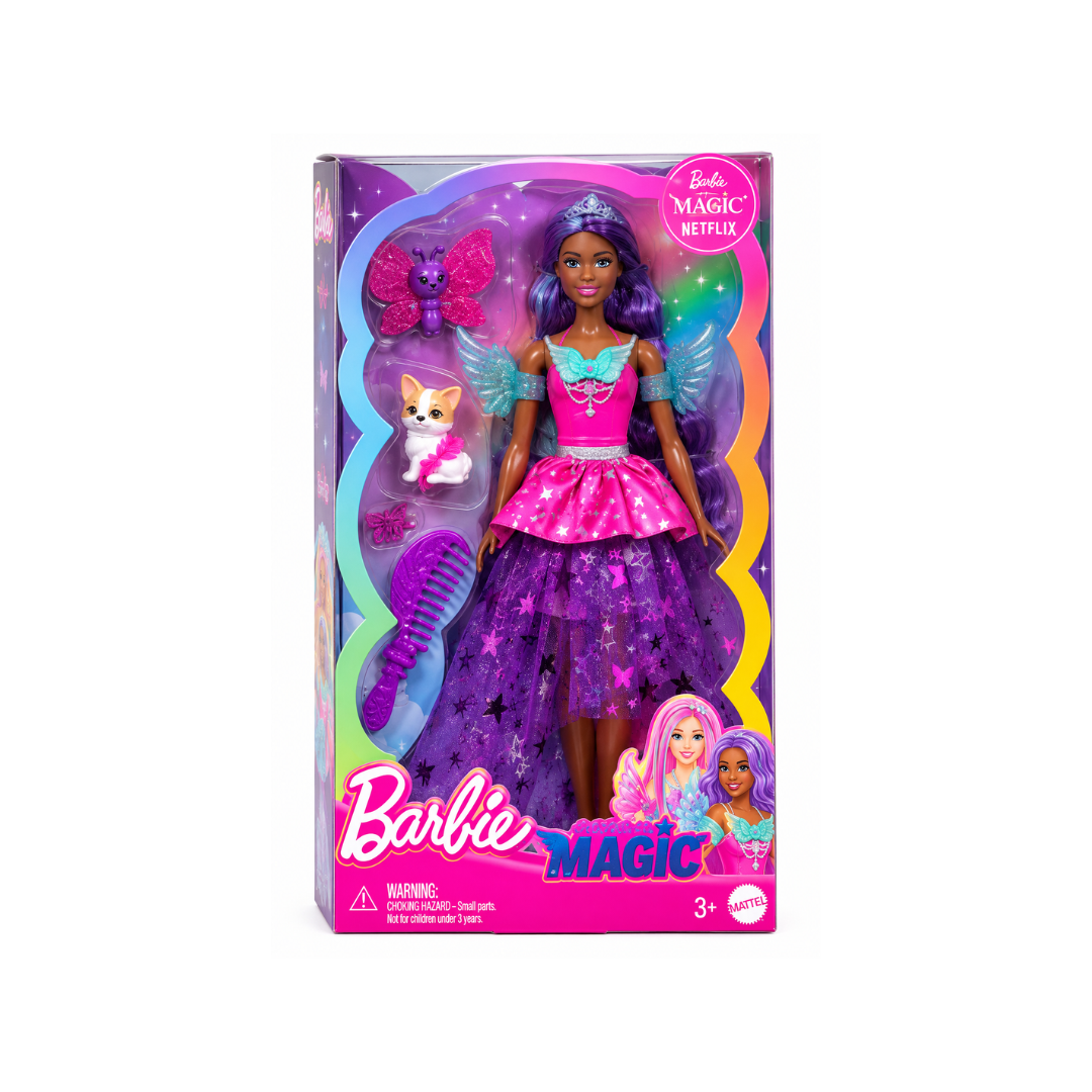Mattel Barbie Doll With 2 Fantasy Pets, Barbie â€œBrooklynâ€ From Barbie A Touch Of Magic