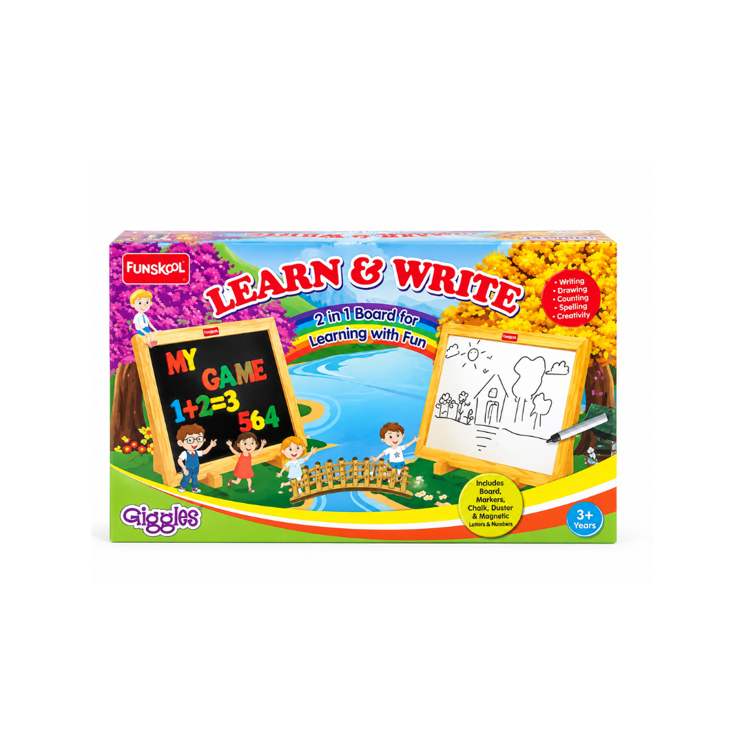 Funskool Learn and Write 2In1 Board Game