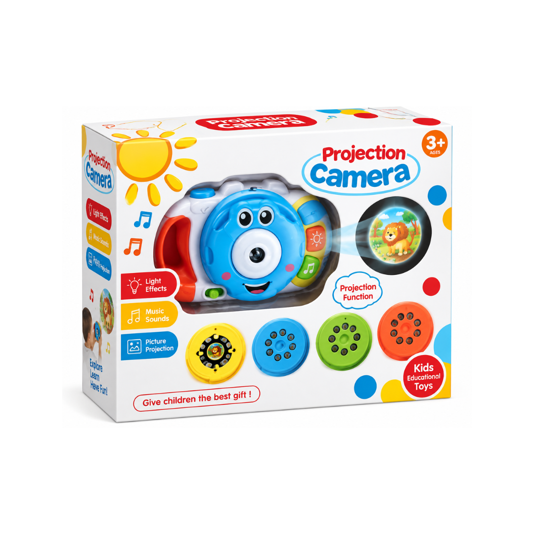 Rainbow Toys Projection Camera-My First Toy Disco Music Simulation Cd Light & Educational