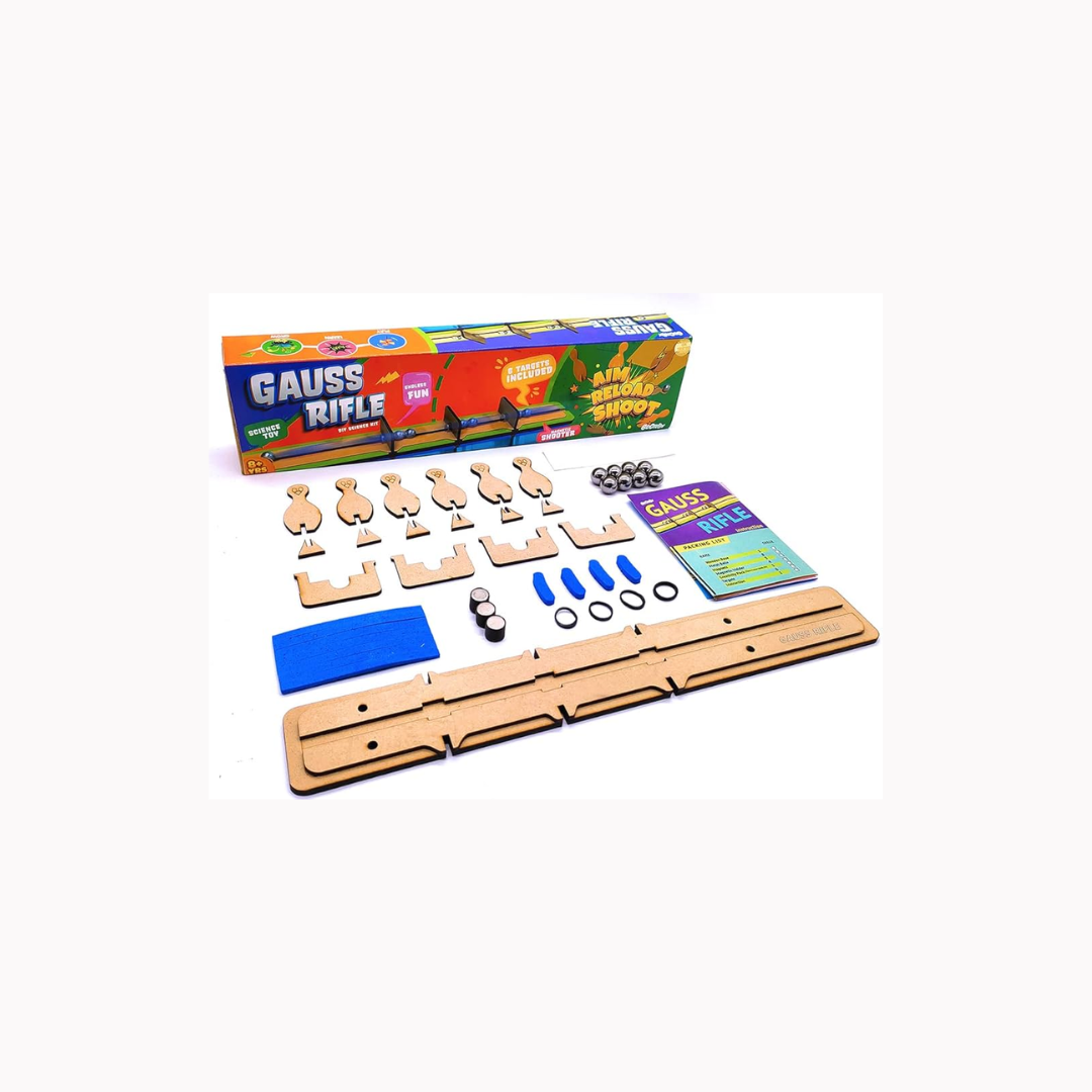 Be Crevtive Magnetic Gauss Rifle DIY Toy
