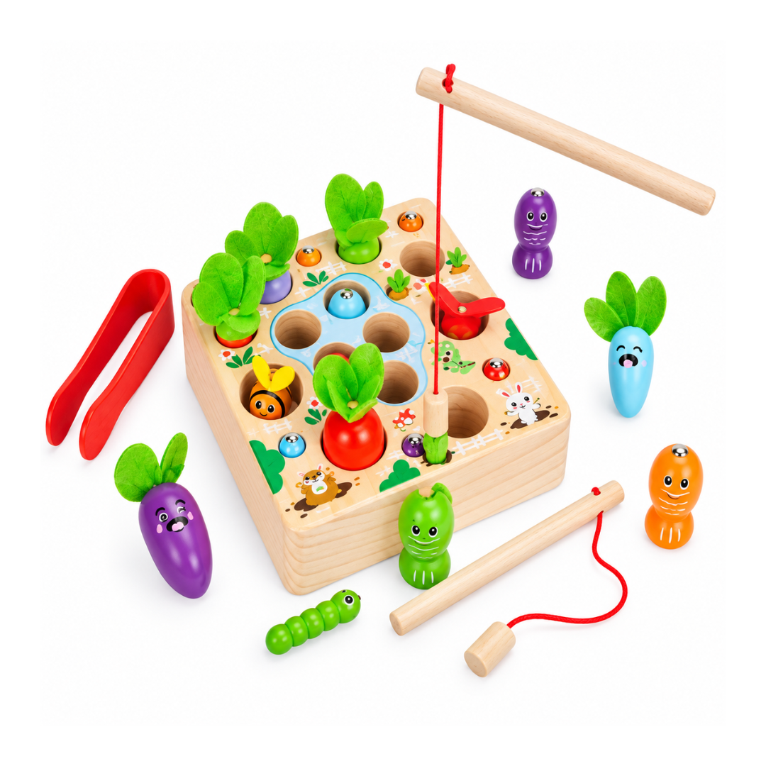 Open Ended 3 In 1 Magnetic Fishing Game