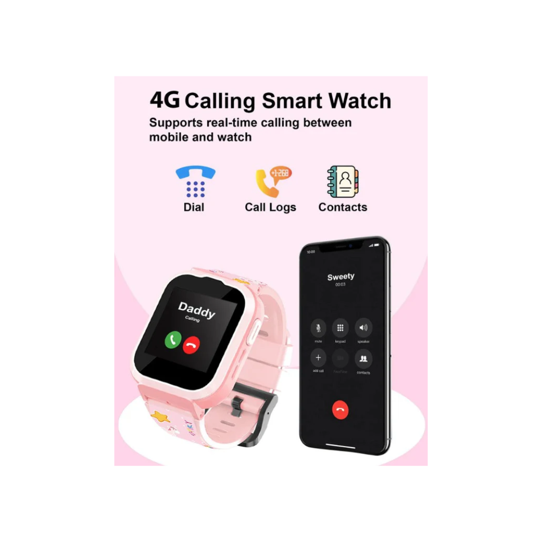 Spiky Cyclops Kids Smartwatch - Pink