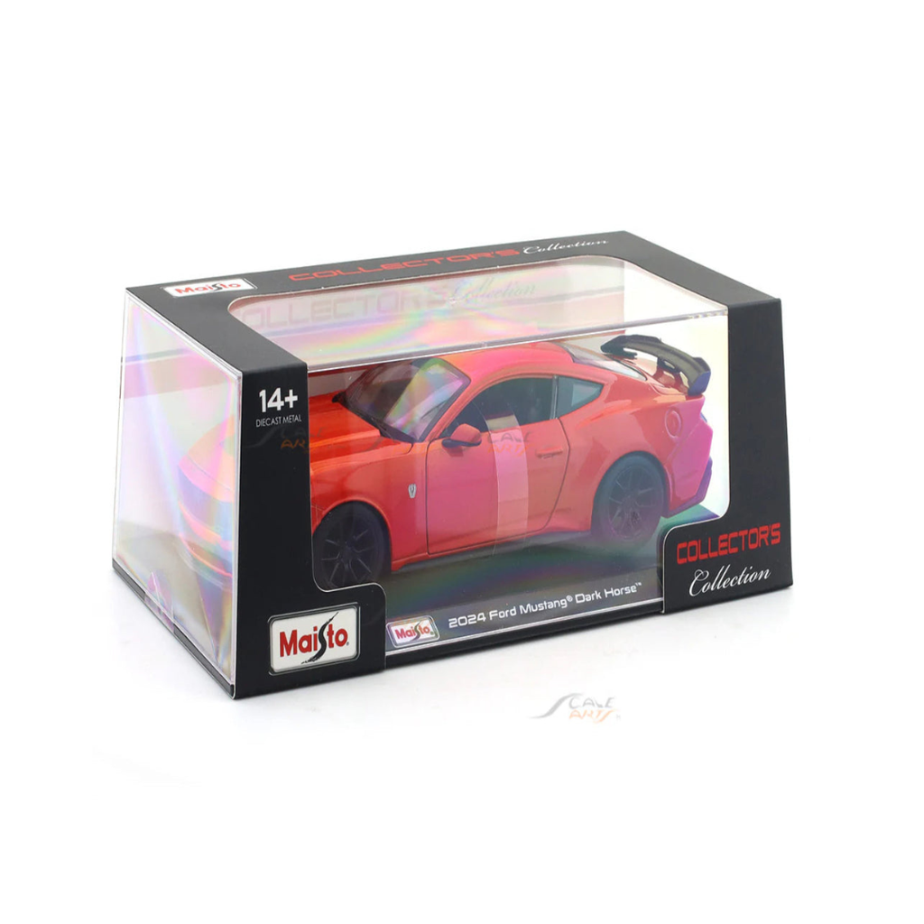 Maisto 1/24 2024 Red Ford Mustang Darkhorse Collectible Models