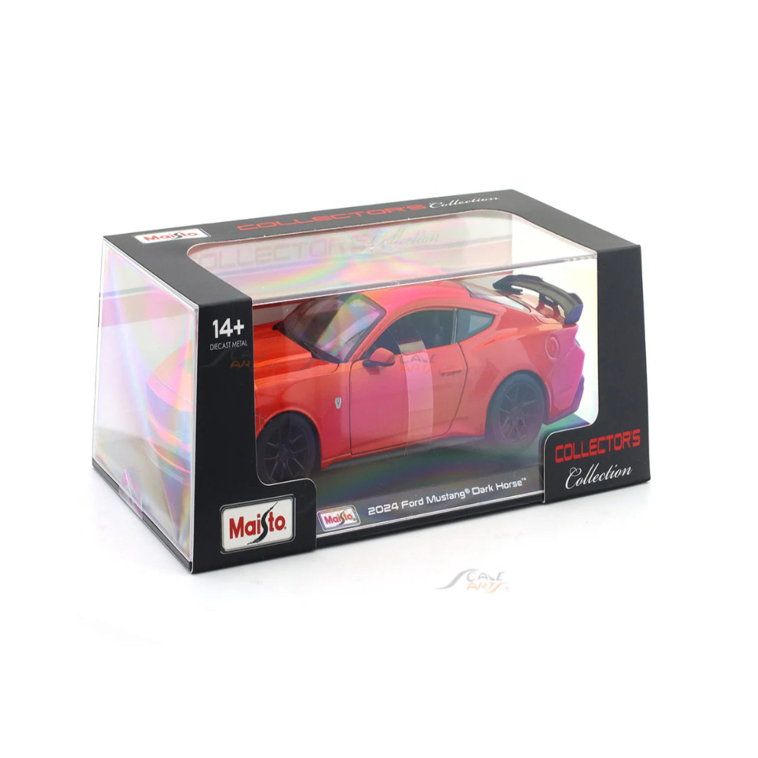 Maisto 1/24 2024 Red Ford Mustang Darkhorse Collectible Models