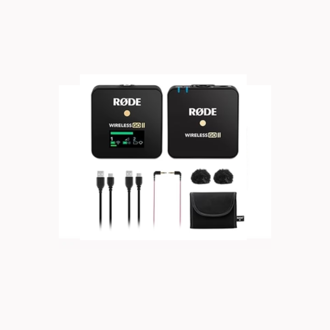 Rode Wireless GO II Single Channel Wireless Microphone System, Black (Model Number : Wireless Go II Single)