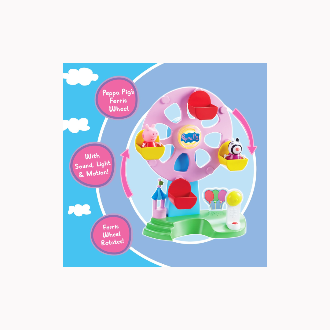 Hasbro Peppa Pig Ferris Wheel Playset with Lights, Sounds