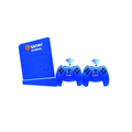Sameo ULTRAZONE Wireless 8 Bit Game Console for TV (Blue)