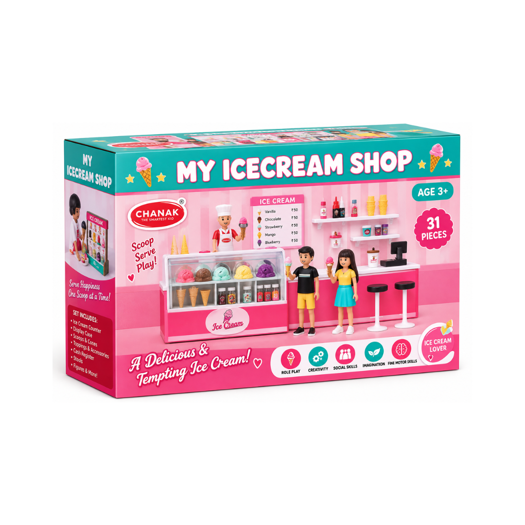 Chanak Wooden My Ice Cream Shop for Kids