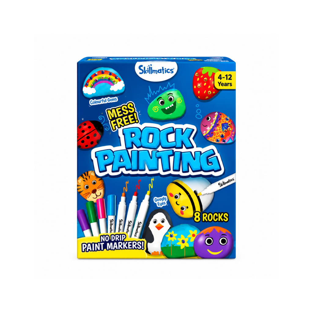 Rock Painting Kit | Mess-Free Art & Craft Activity (ages 4-12)