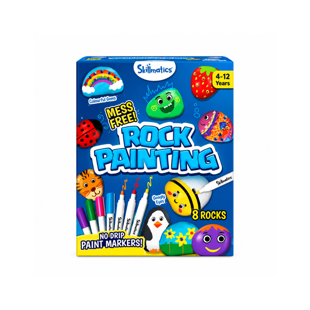 Rock Painting Kit | Mess-Free Art & Craft Activity (ages 4-12)